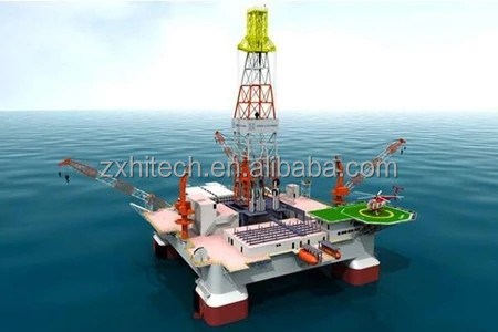Платформа по разработке нефтяных месторождений на море компании ZX