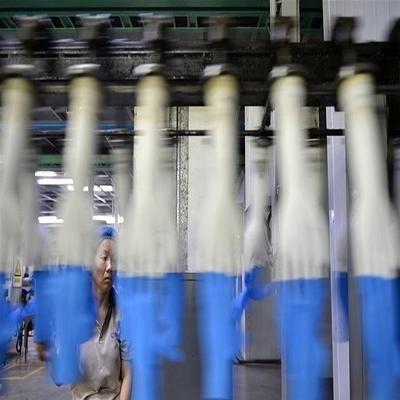 устранимая длинная производственная линия перчаток латекса 60kW 200 метров