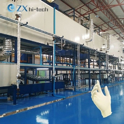 устранимая длинная производственная линия перчаток латекса 60kW 200 метров