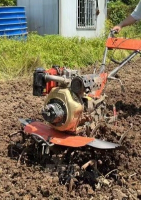 Ротационный тиллер электрическая косилка для газона с катушками Farmland Tractor